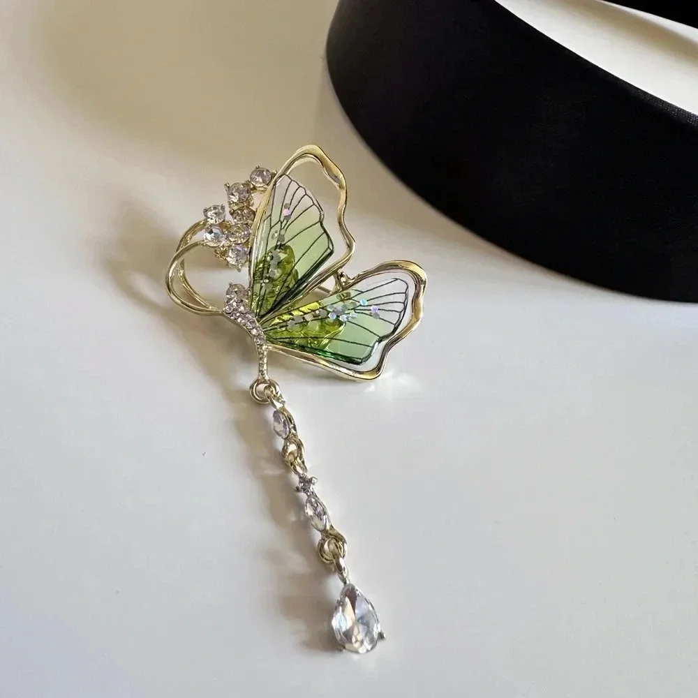 Luxury Gradient Butterfly Brooch